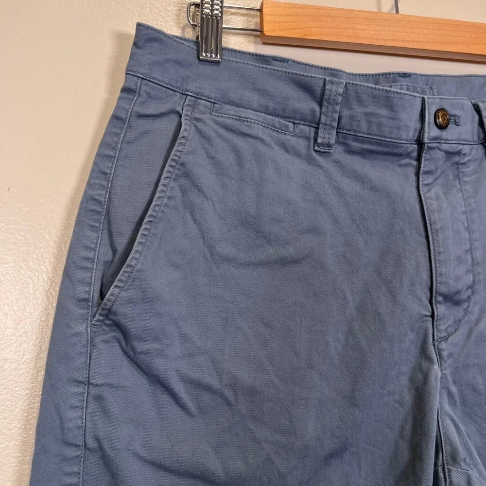 Duck Head Mens Chino Shorts Flat Front 32 Blue 7